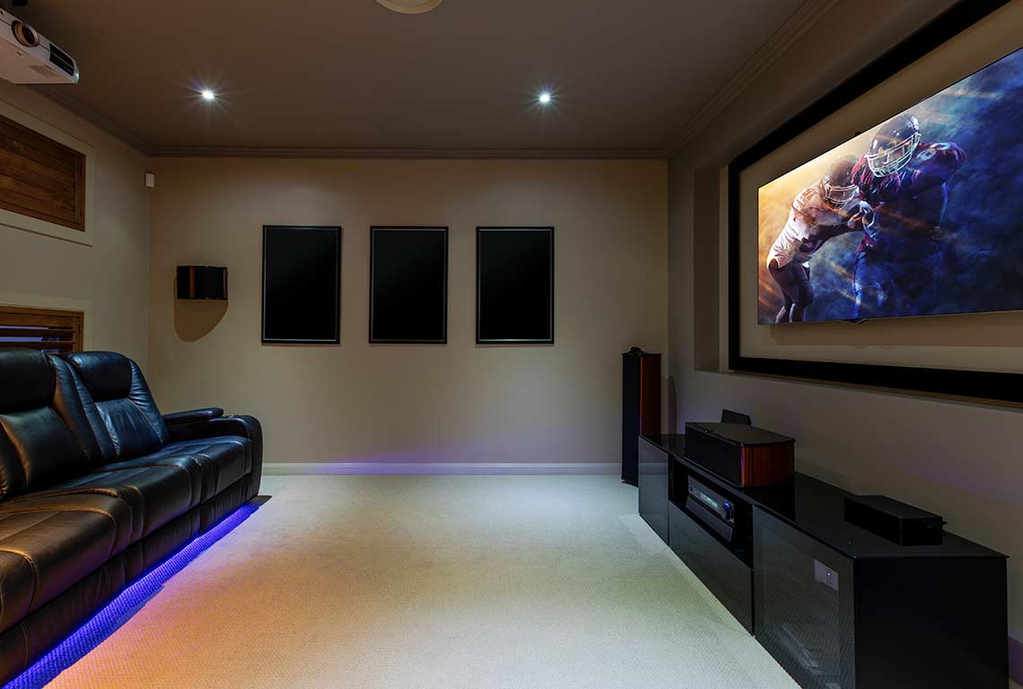 Egyetemi Canberra szín small home theater room bársony Csere has